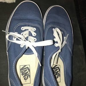 Women’s blue Vans